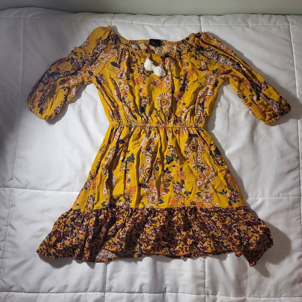 Art Class Floral Girls Dress Size XS